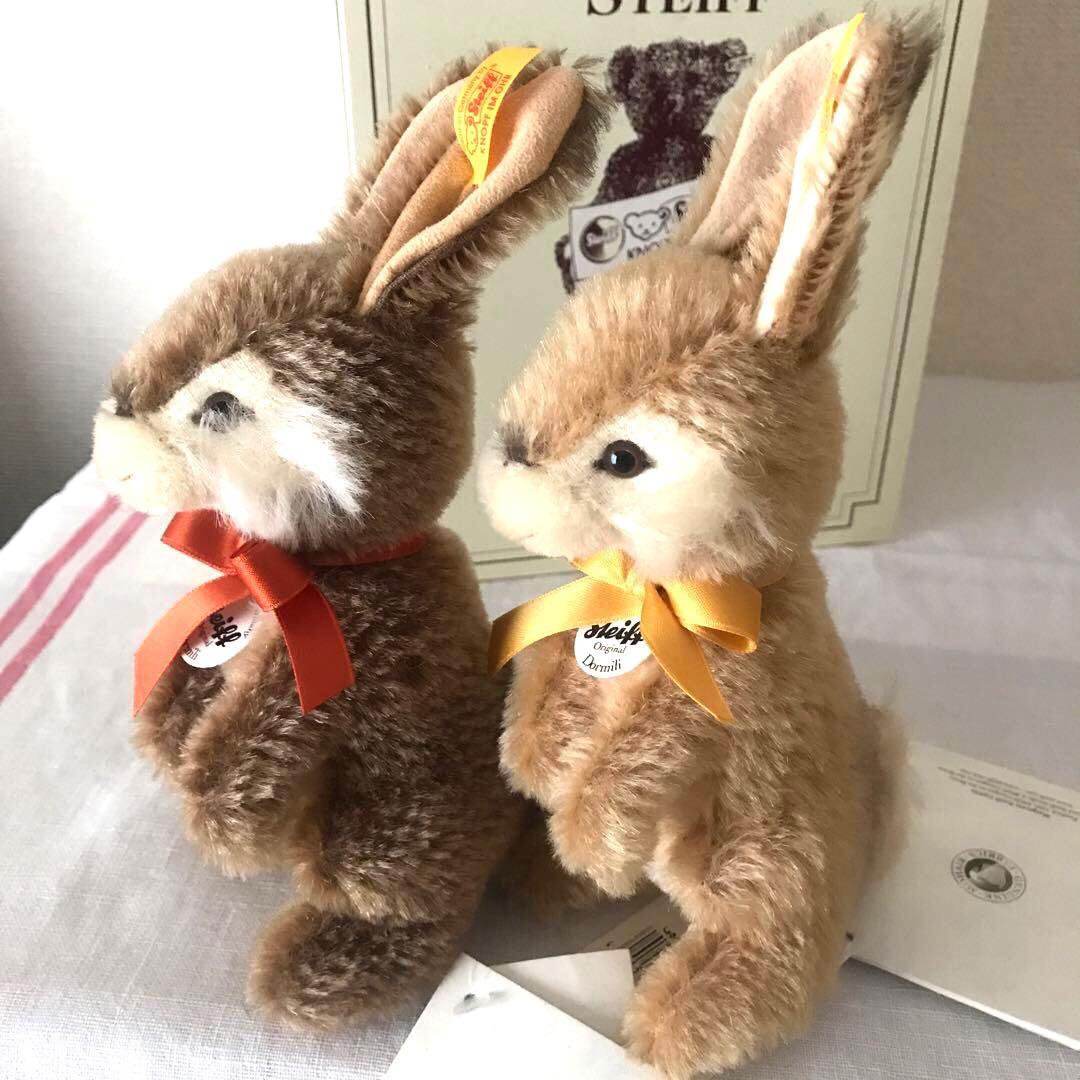 Steiff シュタイフ　Dormil うさぎ　ラビット　2体セット　2009