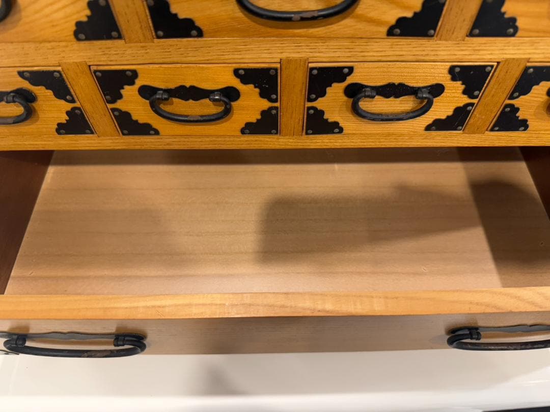 アンティーク 薬箪笥 小物入れ 薬箱 木製 17杯