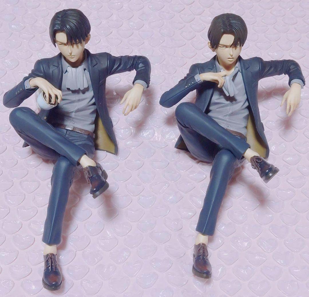 進撃の巨人 リヴァイ フィギュア 2点セット