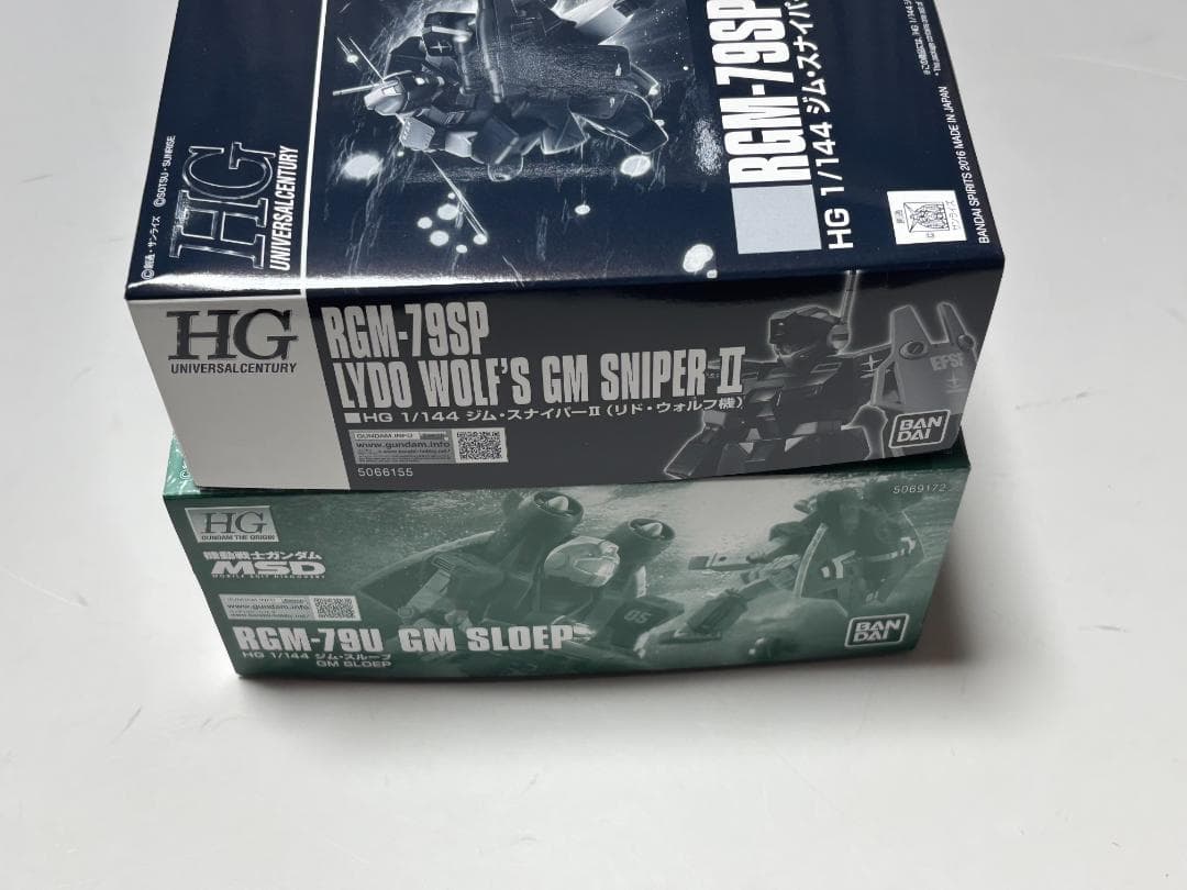 【2個】HG ジム・スループ HG ジム・スナイパーＩＩ（リド・ウォルフ機)