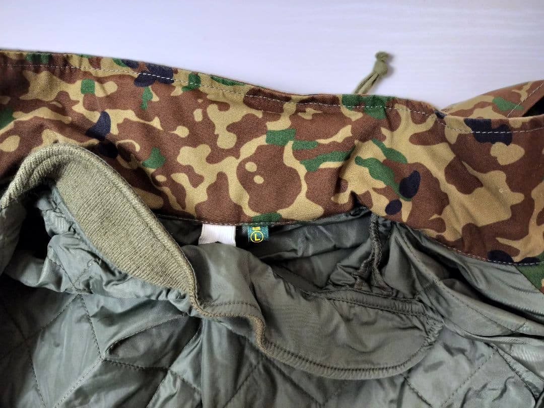 【を】陸上自衛隊・防寒戦闘外被・Lサイズ
