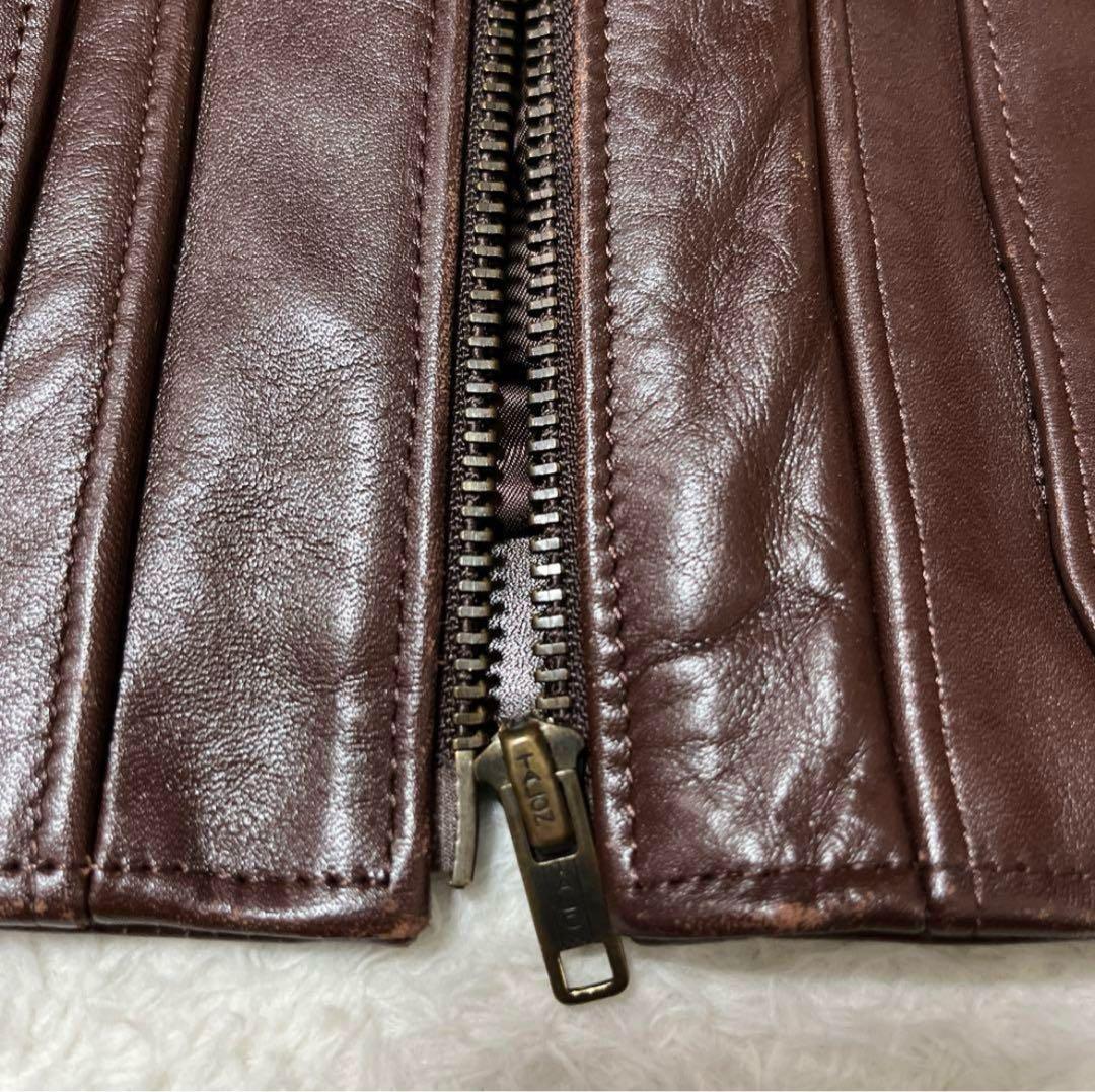 WACKO MARIA Mワコマリア レザージャケット ステアハイド SMOKE