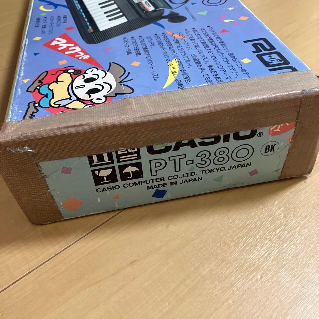 CASIO PT-380 ピッカピカトーン　キーボード・マイク・ROM5本セット