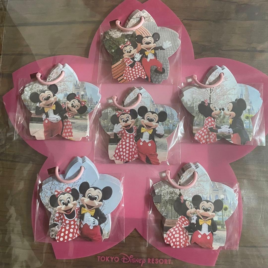 ディズニー メモ スウィートラブ2015 ハート　ミッキー ミニー　ふせん