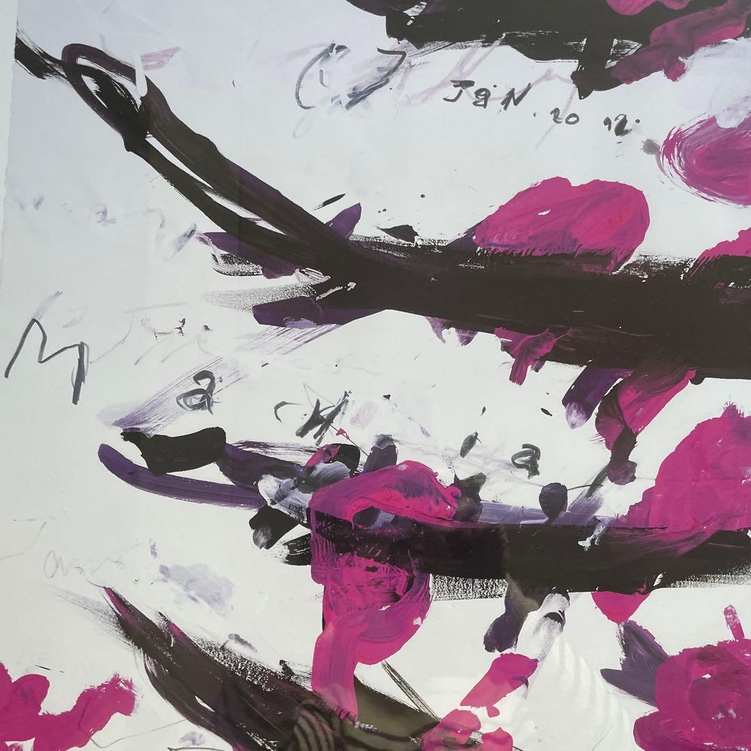 CY TWOMBLY サイ　トゥオンブリー　ポスター　額装品