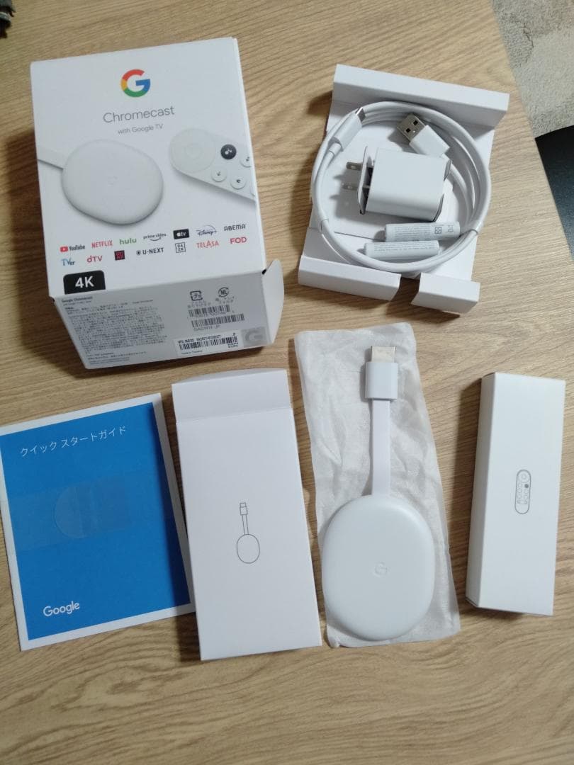 【ほぼ新品】Chromecast with Google TV 4K