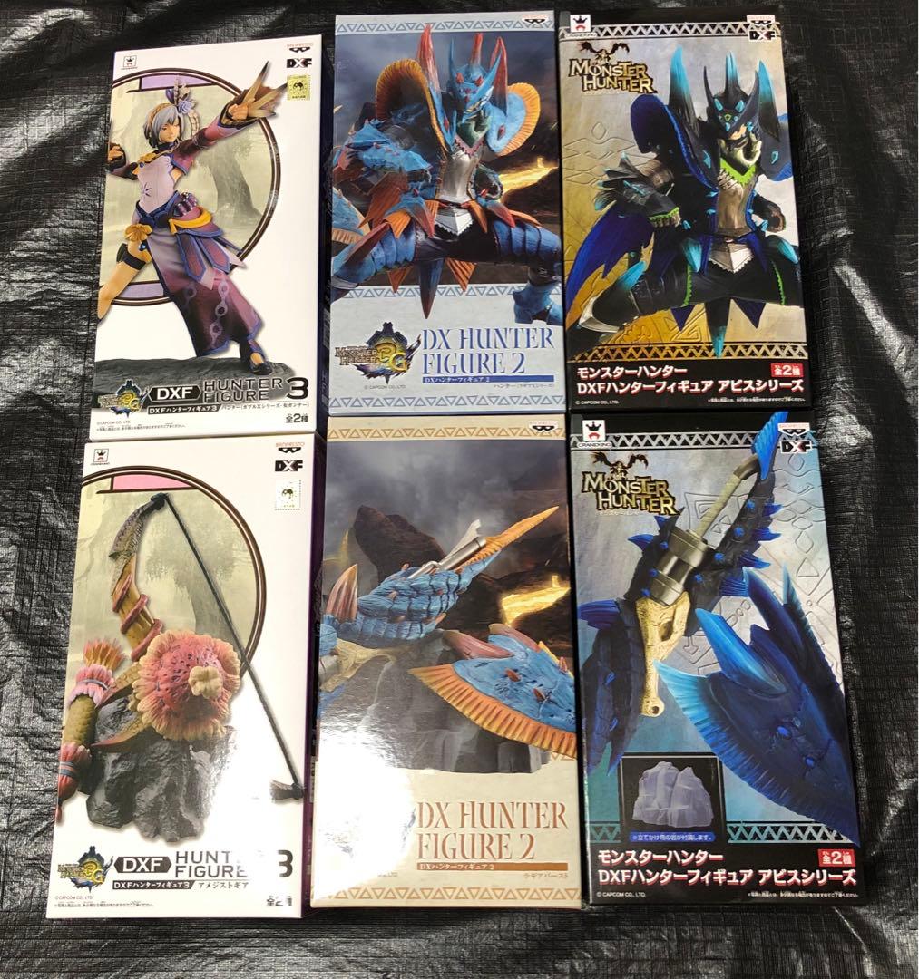 6点セット モンスターハンター モンハン DXFフィギュア ハンター 武器
