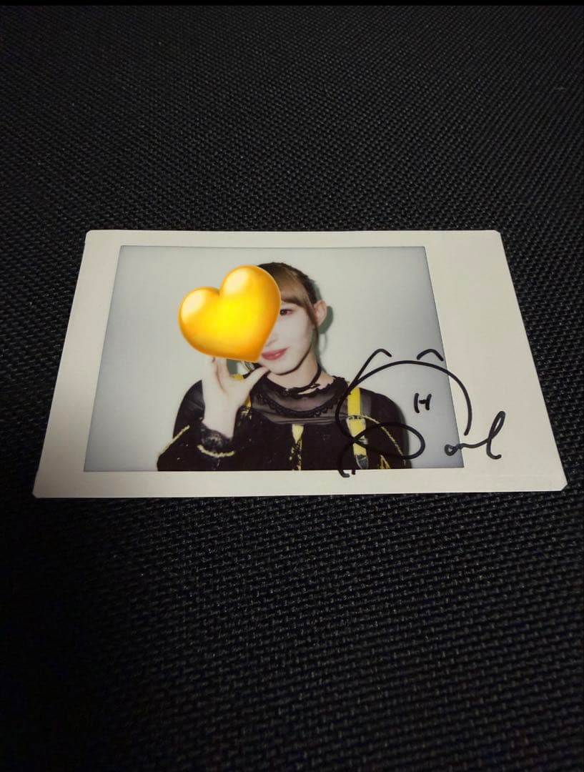 FRUITS ZIPPER 早瀬ノエル　B賞　サイン入り　チェキ