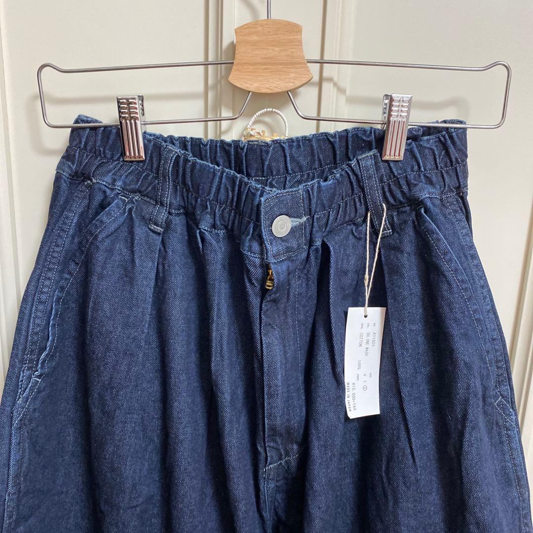 ハーベスティ デニムサーカスパンツ　L