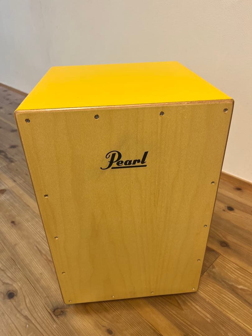 Pearl PCJ-CVC SC カホン パール　イエロー　ケース付き　打楽器