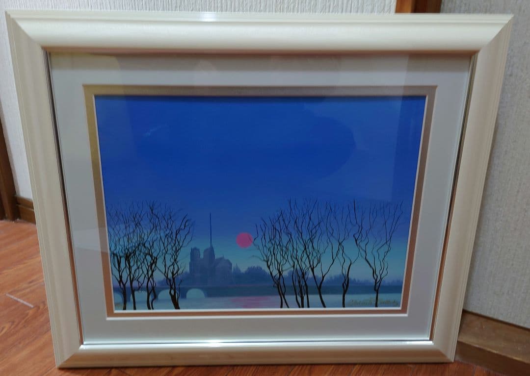 ミッシェル・バテュ 「美しきパリ」絵画 リトグラフ 版画 ジクレ