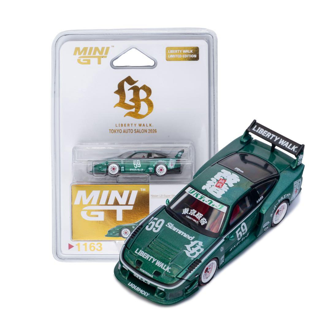 【 東京オートサロン 限定 】MINIGT LBWK Nissan 180SX