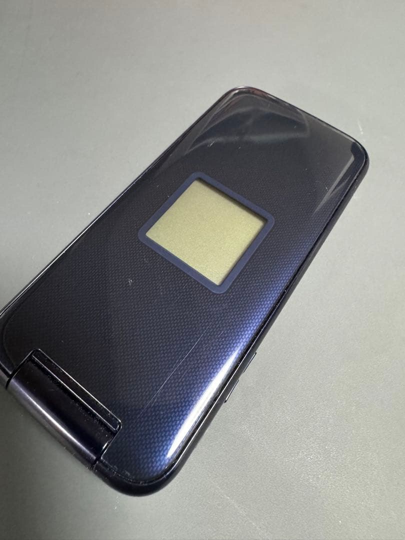 docomo 折りたたみ式携帯電話 らくらくホン F-02J ネイビー