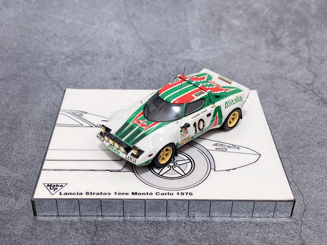 メイクアップ　1/43 ランチア ストラトス アリタリア #10