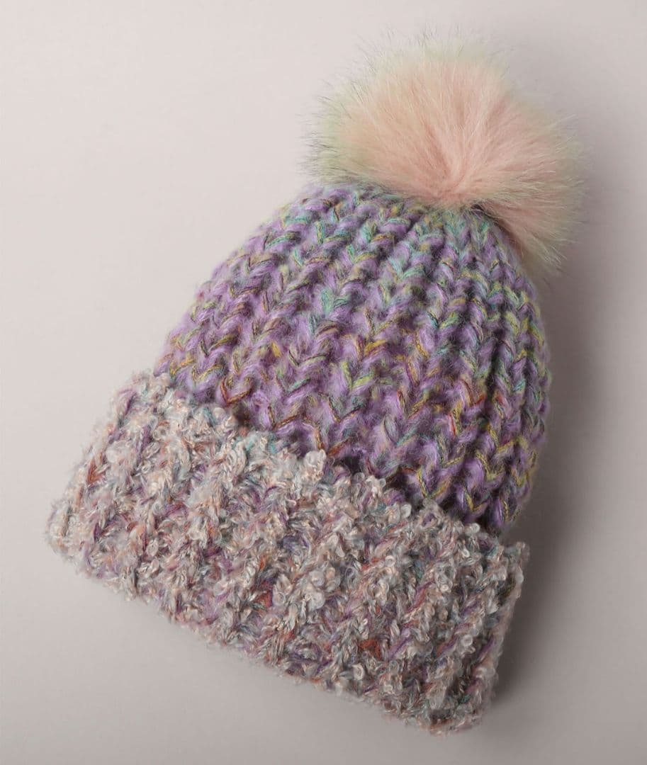 CA4LA カシラ　グラデーションニット帽　カラフル　値下げ中　最終価格