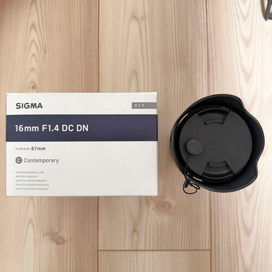 SIGMA 16mm f1.4 DC DN Eマウント　SONY α