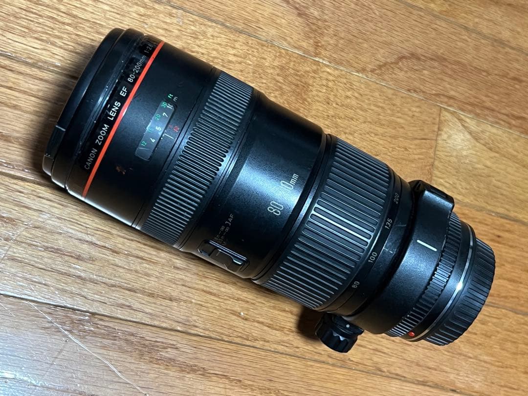 ジャンク品 CANON 80-200mmズームレンズ AF機能付き 1:2.8L