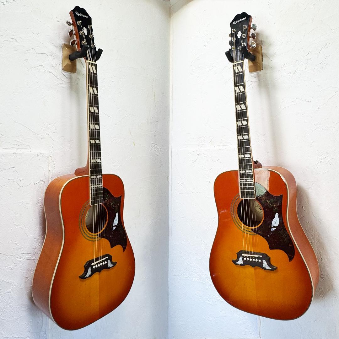 Epiphone Dove Proハミングバード 即戦力エレアコ送料込 即使用可