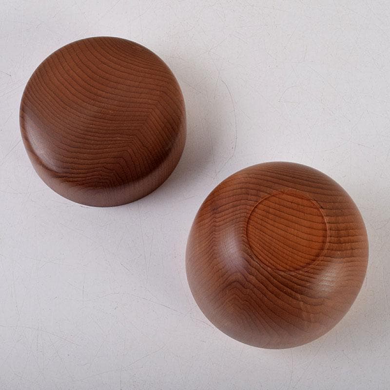 茶道具　飛騨一位一刀彫　十代　飛騨甚五郎　村山群鳳作　棗　共箱　V　8778