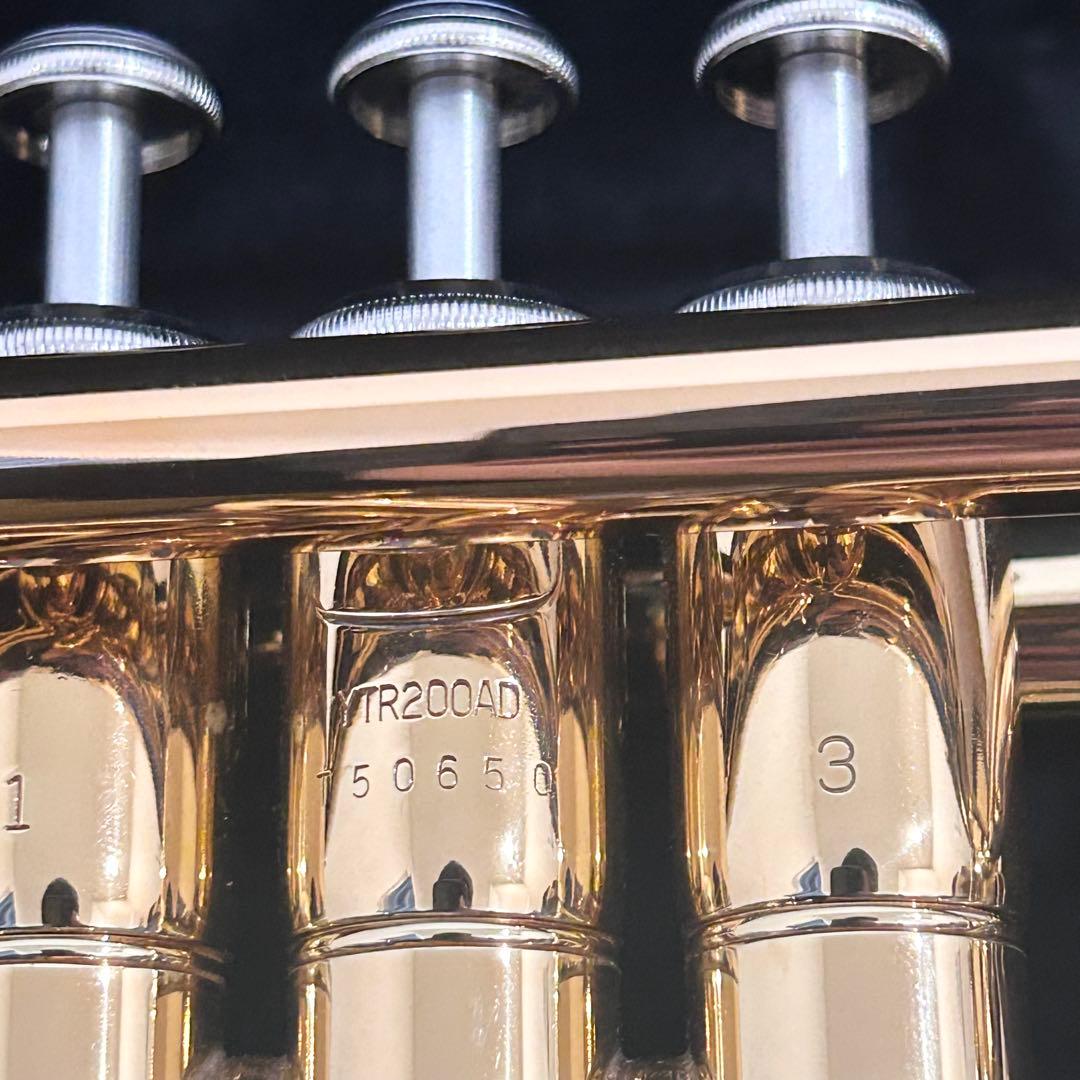 YAMAHA トランペット　YTR200AD 管楽器　マウスピース　ハードケース