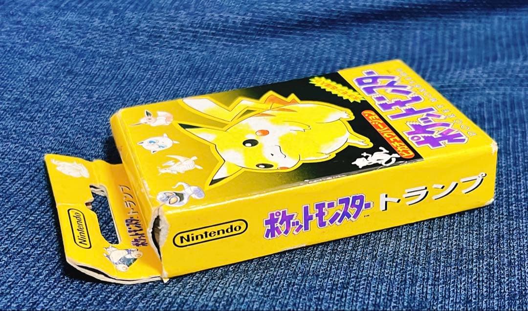 K*K様 ポケモン ポケットモンスター トランプ イエロー 黄色 初代 ピカチュ