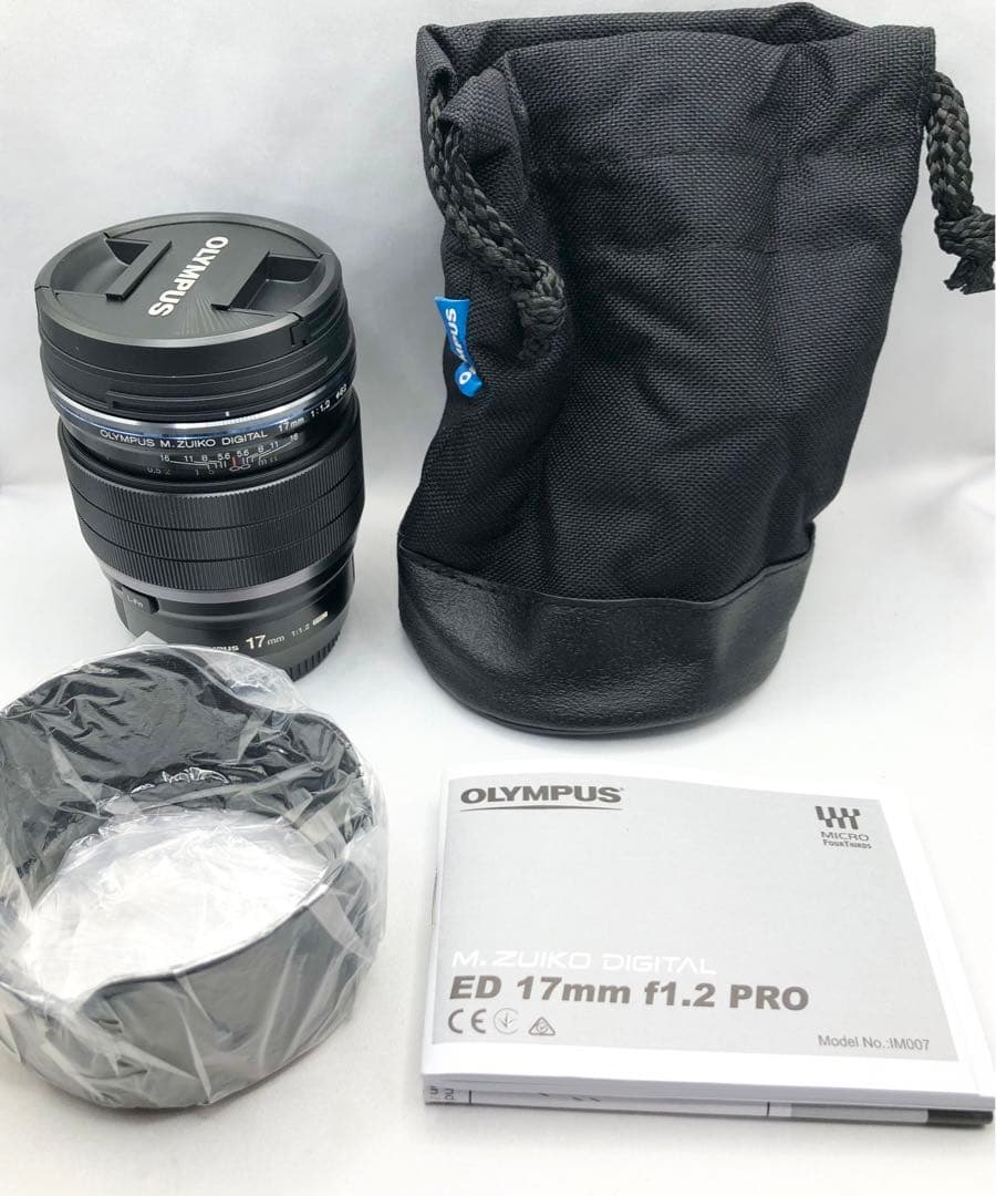 保証付　オリンパス　M.ZUIKO DIGITAL ED17mm F1.2PRO