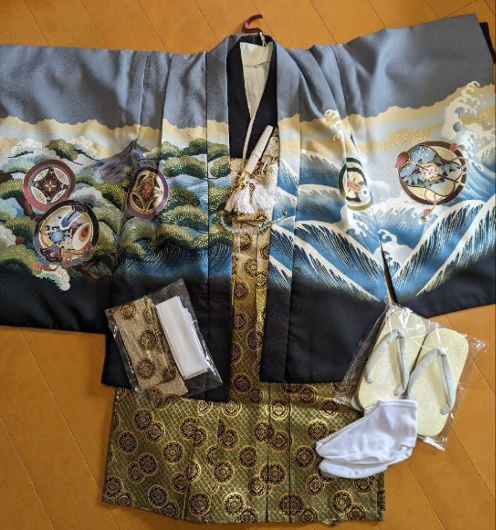 七五三　５歳　男の子　袴　フルセット