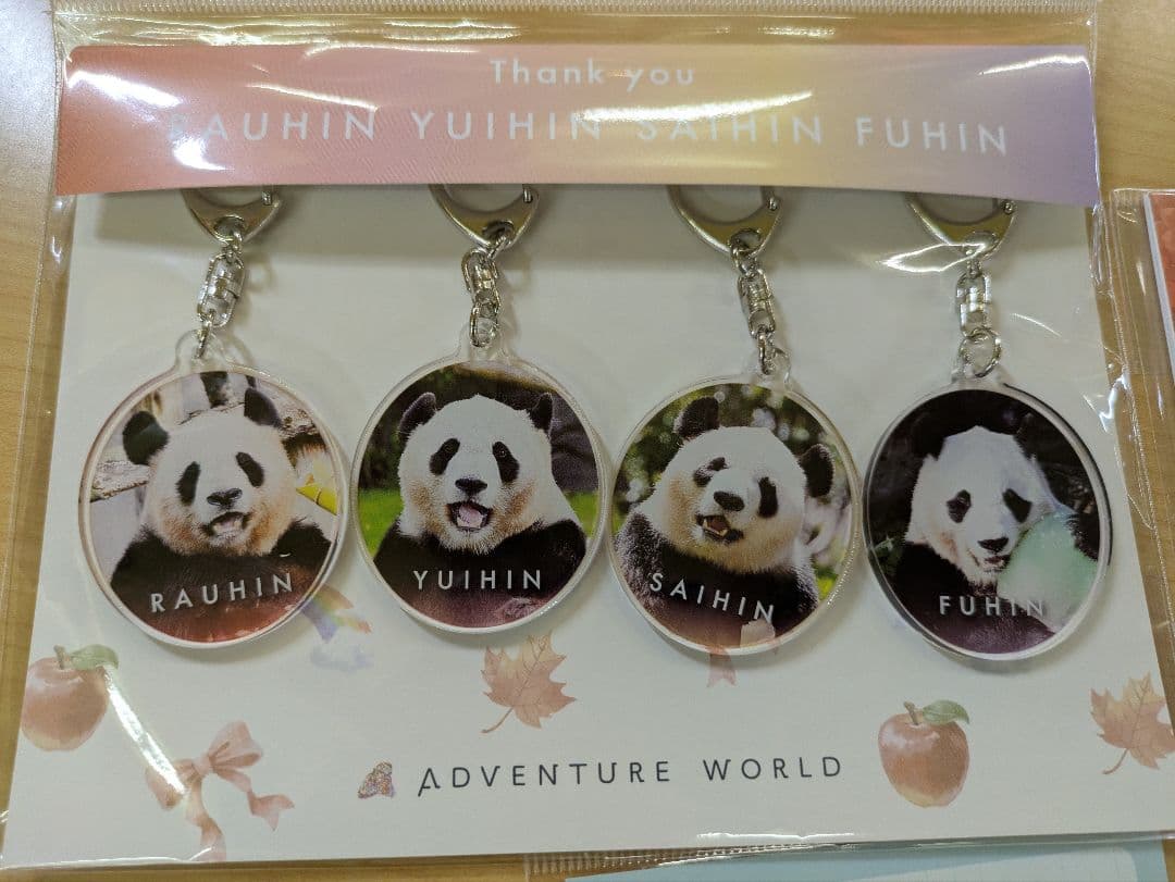 【新品未開封】アドベンチャーワールド限定　パンダセット