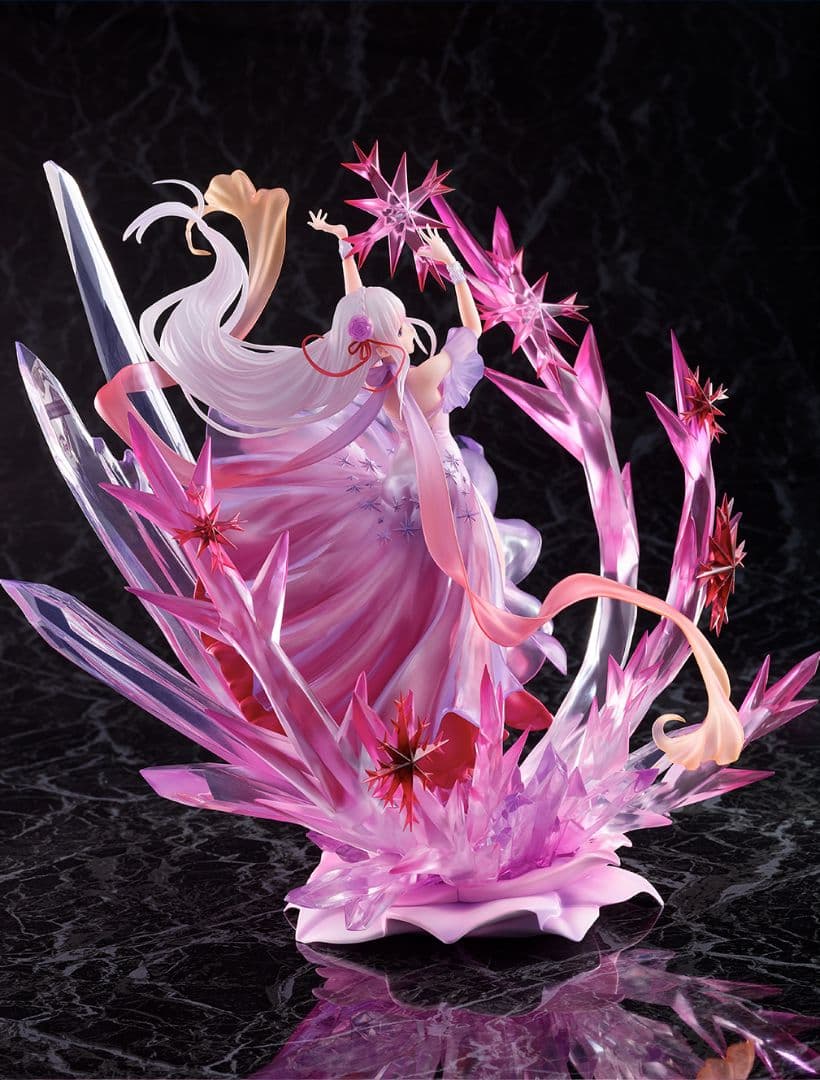 氷結のエミリア -Crystal Dress Ver-　1/7スケールフィギュア