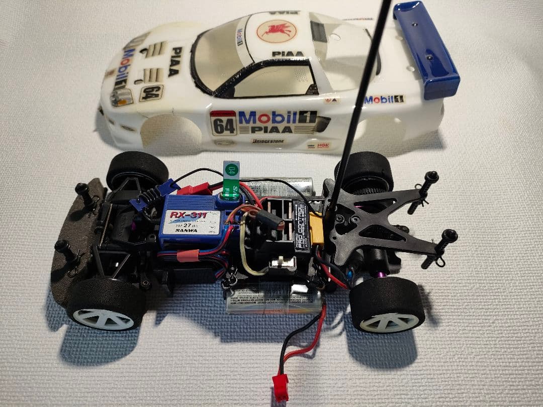 HPI マイクロRS4 1/18 RC フルセット　ボディーNSX予備BMW