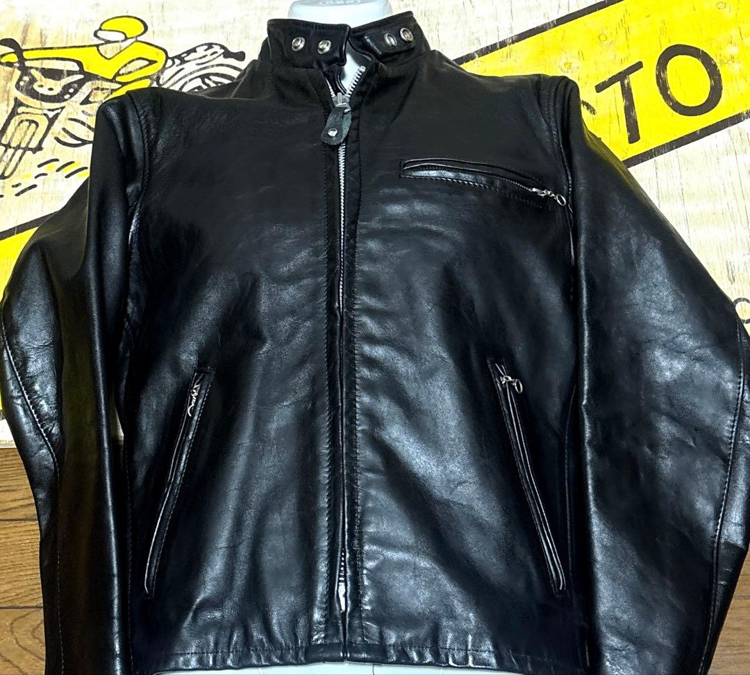 美品‼️schott641 34インチ　ライダース　インナーボア付