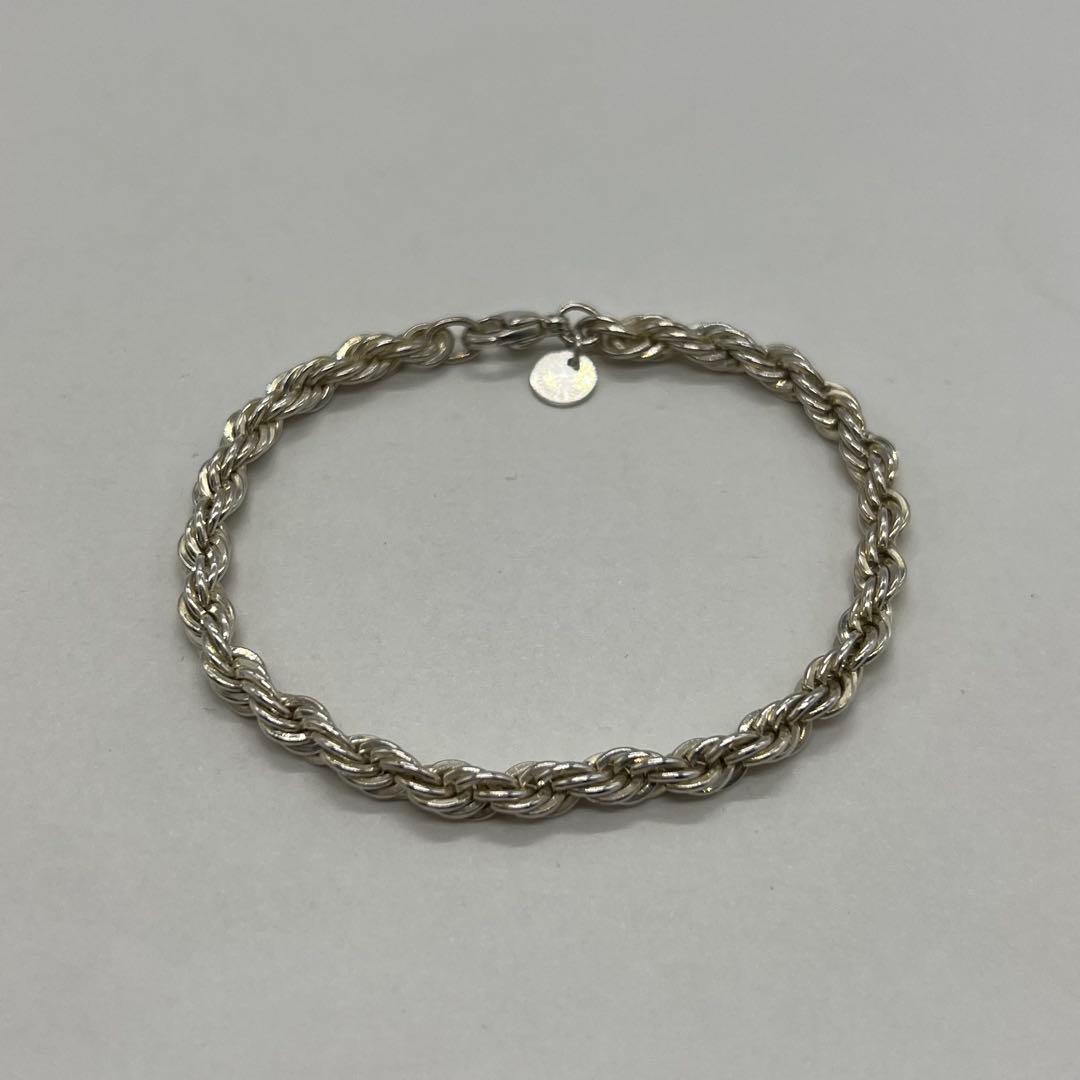 ティファニー TIFFANY ツイストロープ チェーンブレスレット SV925