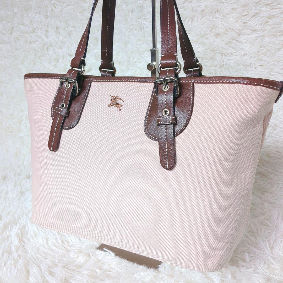 希少✨️BURBERRY　ノバチェックハンドバッグ トートバッグ 　ピンク