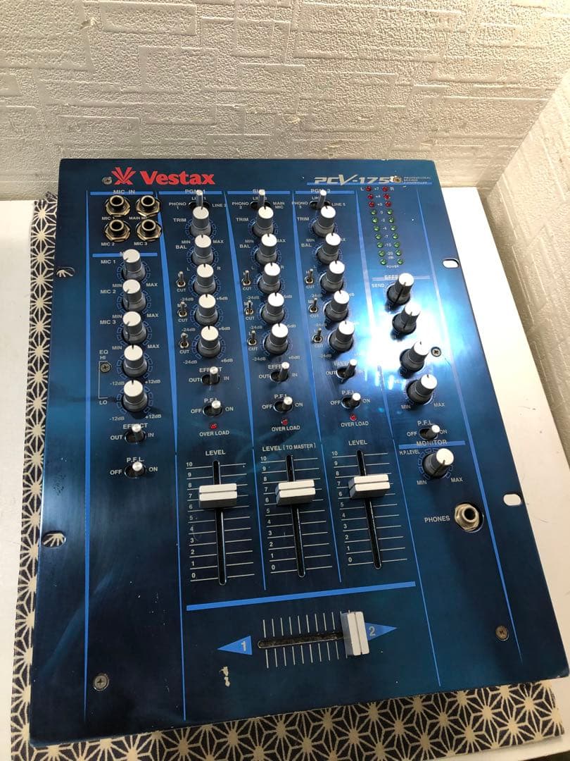 VESTAX ベスタクス　PCV-175 フェーダーメンテナンス
