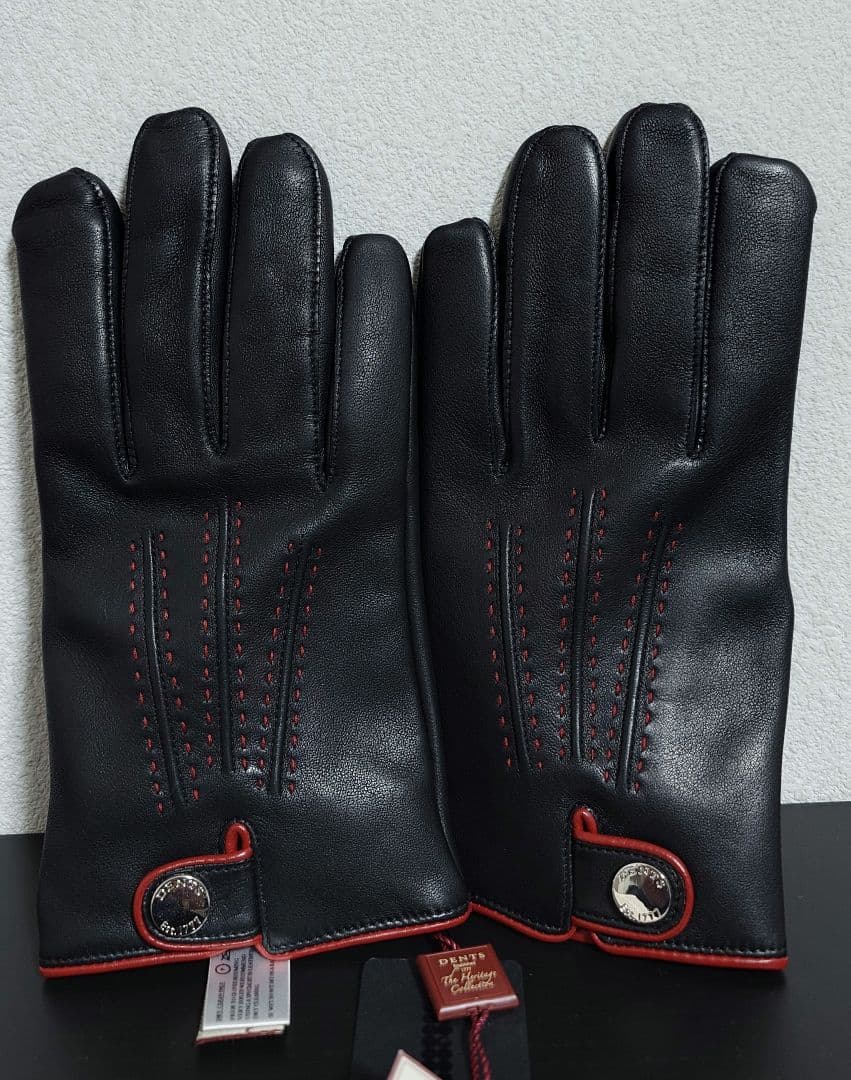 ✅✅完全未使用　デンツ　手袋　イギリス製　シープスキン&カシミヤ　紳士アイテム