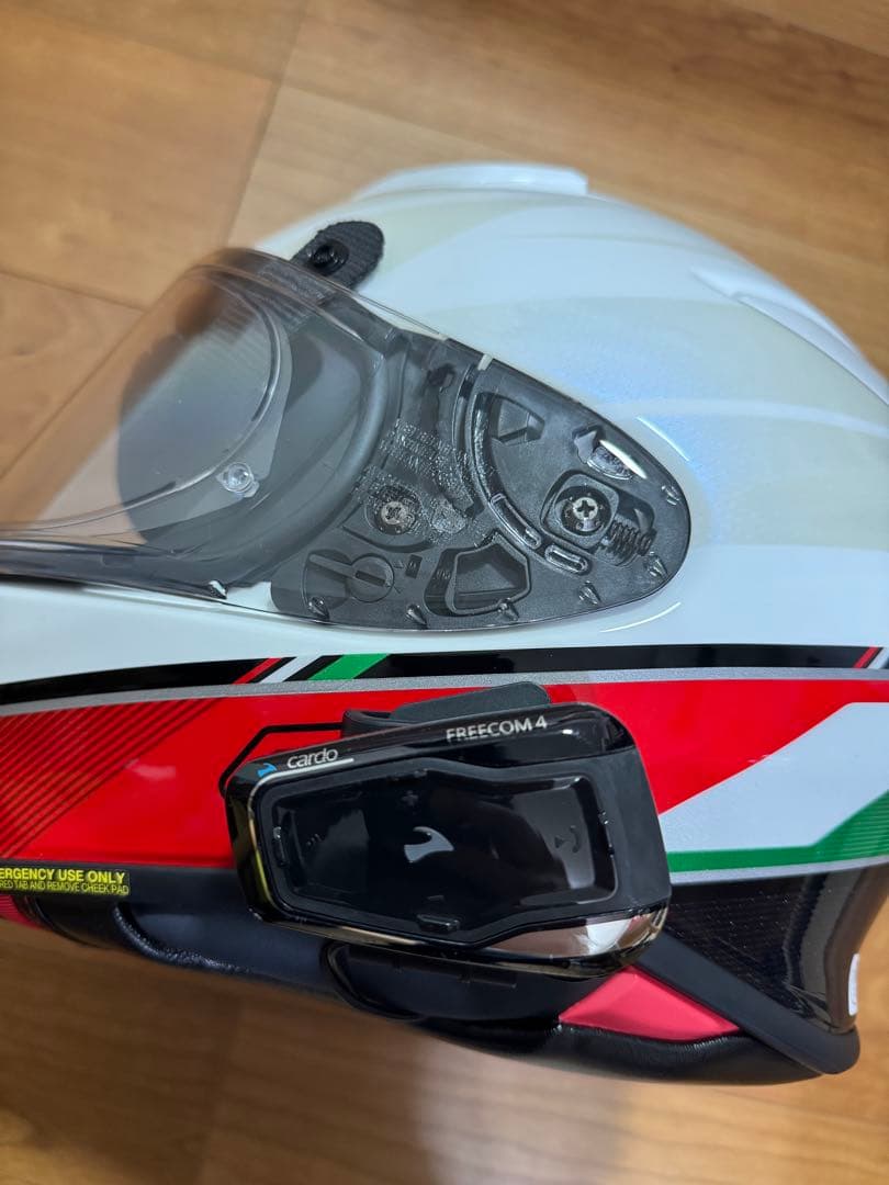 SHOEI Z-8 NOCTURNE　ホワイト Mサイズ インカム付き