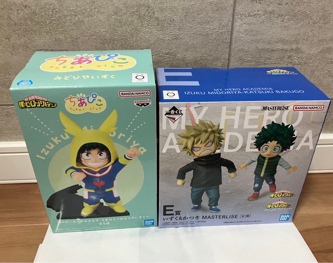 僕のヒーローアカデミア　ちあぴこ　一番くじ　フィギュア　2点セット