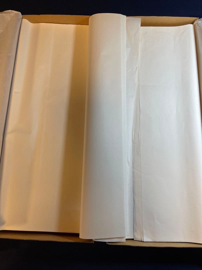 【墨研】手漉き書道紙◆「No.28・我眉箋」県展版 全紙◆書道用品店◆画仙紙