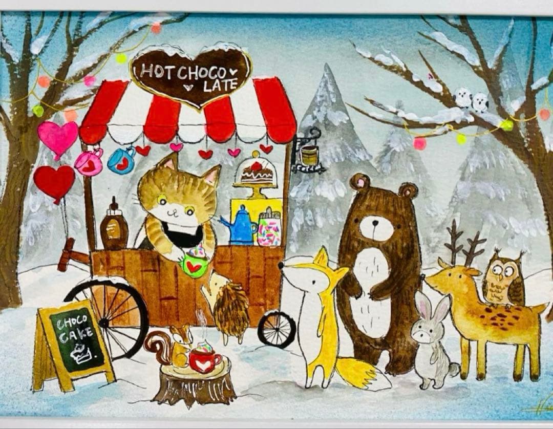 ぱんだるま絵画２点