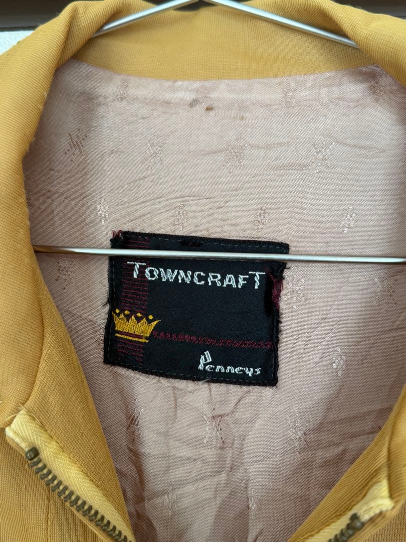 【希少】3連休価格1960年代TOWNCRAFTマスタードジップアップジャケット