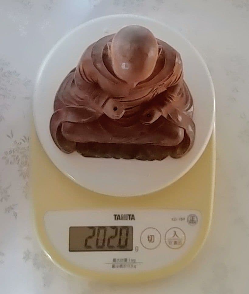 僧形坐像 法然上人坐像 #074 ◆白檀 木彫 仏像