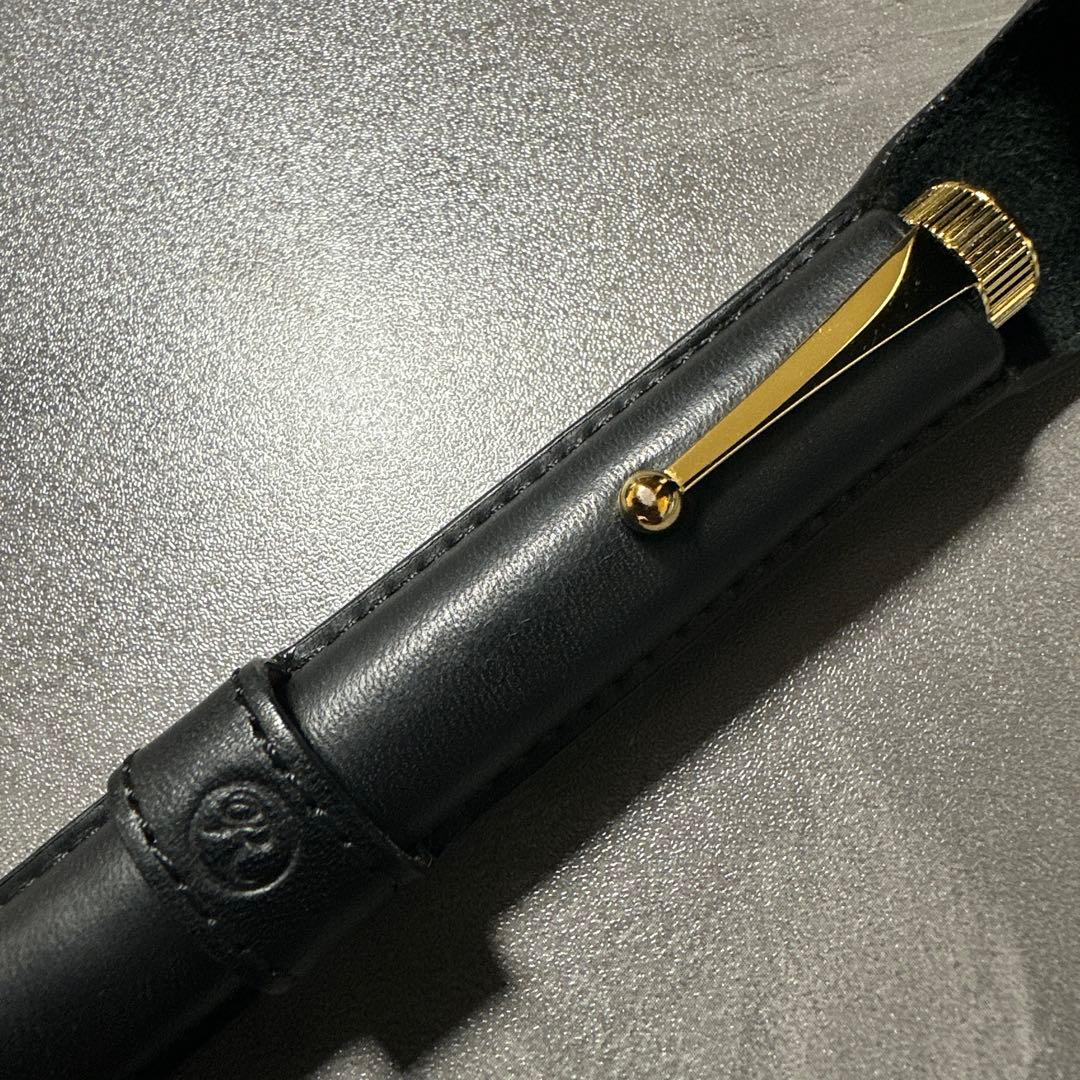 Cigarcase　美品　ロメオ no3 ブラック　ゴールド　太軸