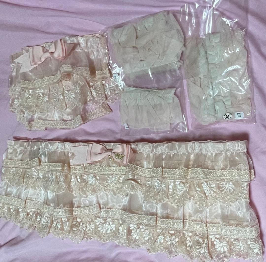 天使のカート×きゃんナナ　ラブリーレースカバー　ピンク Ｍサイズ