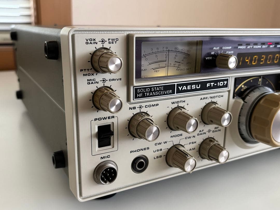 YAESU FT-107 アマチュア無線トランシーバー 100W機