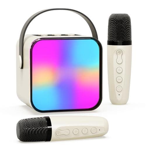 カラオケマイク Bluetoothマイク２本 日本語取扱説明書付き