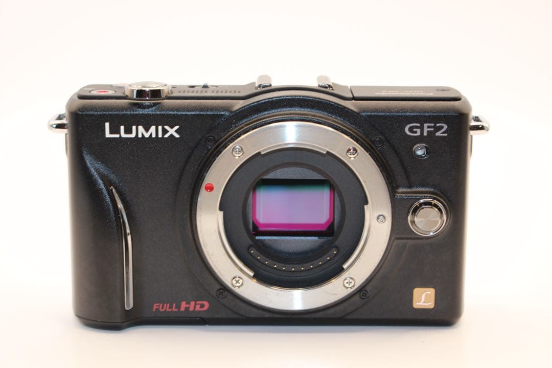 ★純正バッテリー2個、レンズ収納袋付★ LUMIX DMC-GF2 電動ズーム