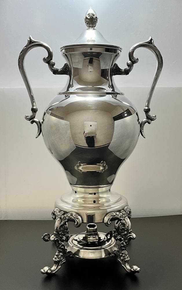 【Sheridan】 ビクトリアンのサモワール 【シルバープレート】 大型