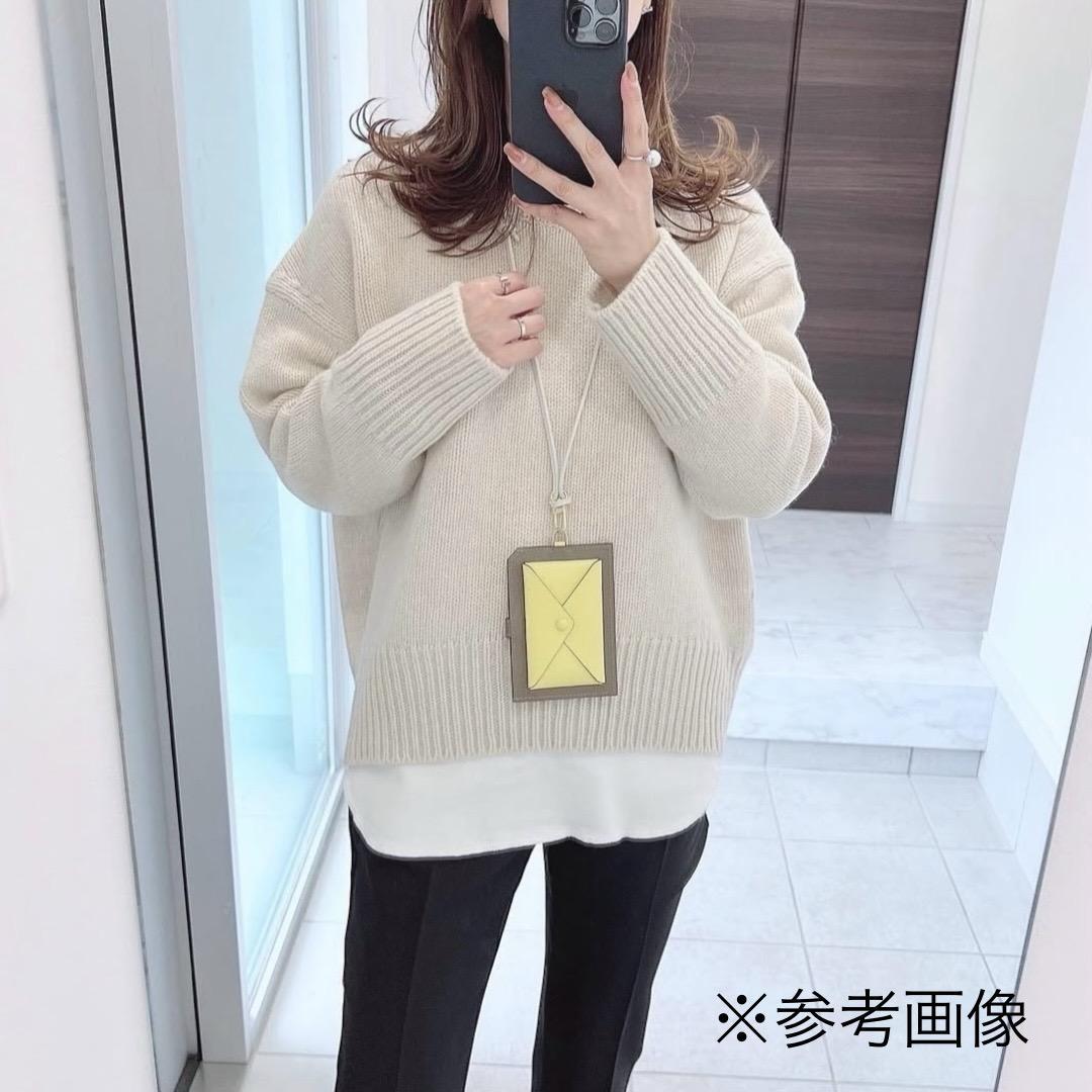 2437【新品 ラルコバレーノ】スマートネックウォレット★財布★本革★ブラウン★