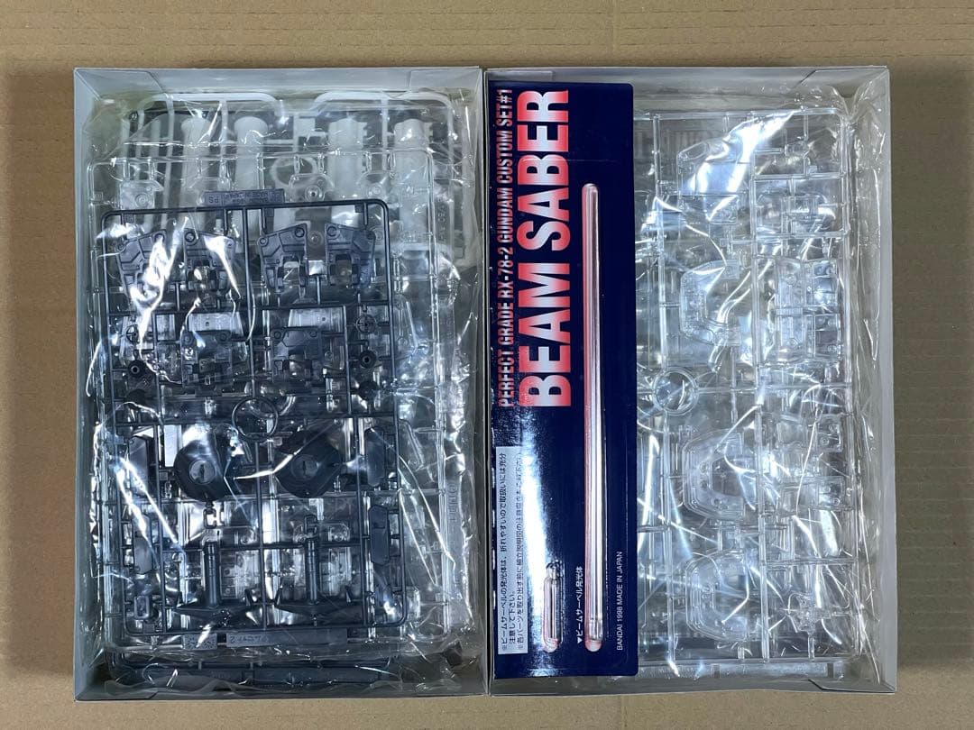 PG  RX78 -2 ガンダム・カスタムセット1・2