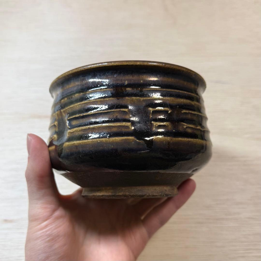古瀬戸 美濃 拳骨茶碗 大茶碗 香炉 江戸時代 古美術 骨董 民藝 茶道具 志野